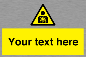 Custom Warning substance or mixture presenting a health hazard