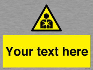 Custom Warning substance or mixture presenting a health hazard