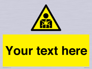 Custom Warning substance or mixture presenting a health hazard