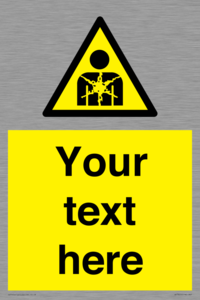 Custom Warning substance or mixture presenting a health hazard