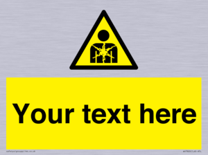 Custom Warning substance or mixture presenting a health hazard