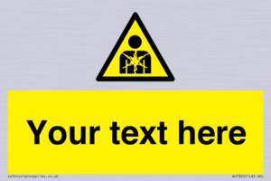 Custom Warning substance or mixture presenting a health hazard