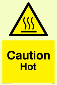 Caution Hot from Safety Sign Supplies