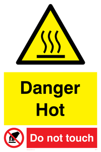 danger hot do not touch