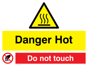 danger hot do not touch