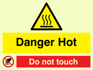 danger hot do not touch