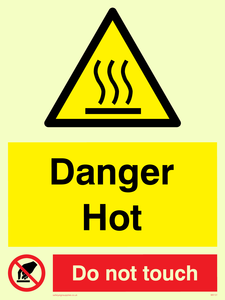 danger hot do not touch