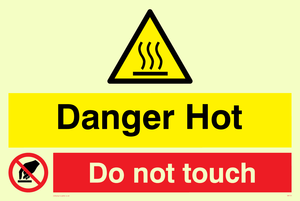 danger hot do not touch