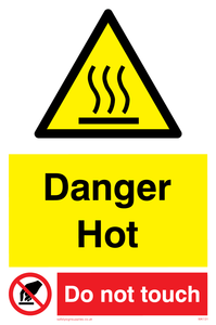 danger hot do not touch