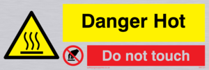 danger hot do not touch