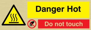 danger hot do not touch