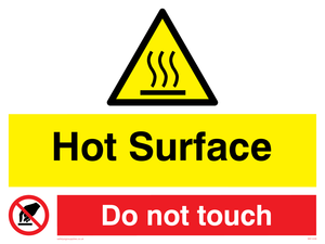 Hot Surface. Do not touch