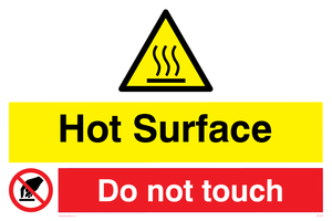Hot Surface. Do not touch