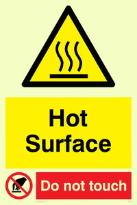 Hot Surface. Do not touch