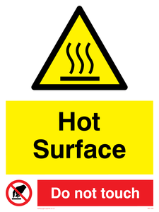 Hot Surface. Do not touch