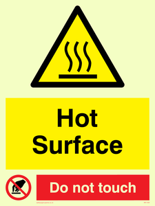 Hot Surface. Do not touch