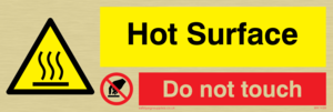 Hot Surface. Do not touch