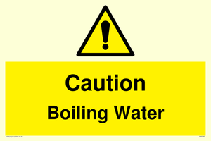 Caution Boiling Water