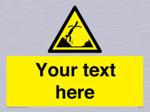 Custom Warning submerged objects