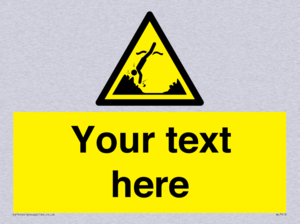 Custom Warning submerged objects