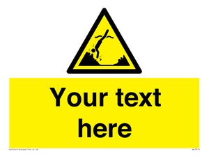 Custom Warning submerged objects