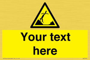 Custom Warning submerged objects