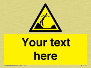 Custom Warning submerged objects