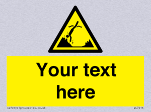 Custom Warning submerged objects