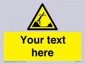 Custom Warning submerged objects