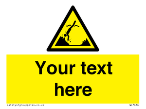 Custom Warning submerged objects