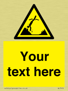 Custom Warning submerged objects