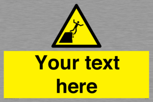 Custom Warning unstable cliff edge