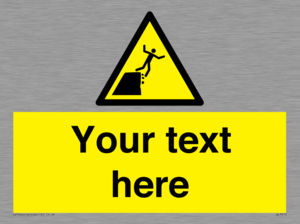 Custom Warning unstable cliff edge