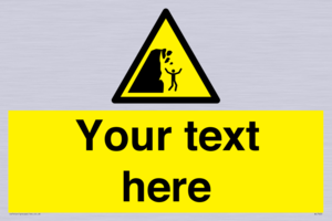 Custom Warning unstable cliff