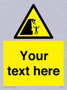 Custom Warning unstable cliff