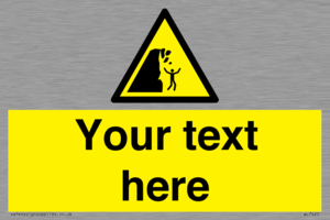 Custom Warning unstable cliff