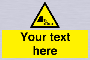 Custom Warning sewage effluent outfall