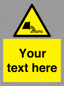 Custom Warning sewage effluent outfall