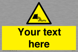 Custom Warning sewage effluent outfall