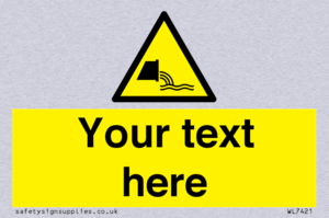 Custom Warning sewage effluent outfall