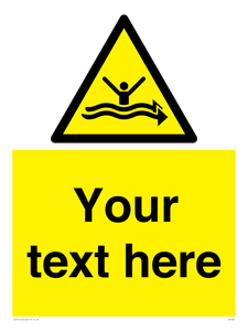 Custom Warning strong currents