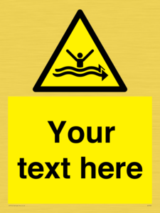 Custom Warning strong currents