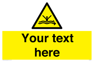 Custom Warning strong currents