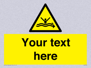 Custom Warning strong currents