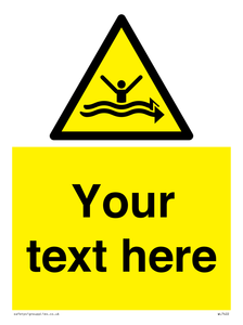 Custom Warning strong currents