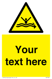 Custom Warning strong currents