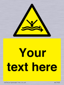 Custom Warning strong currents