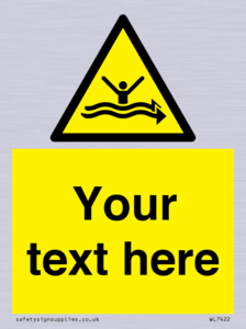 Custom Warning strong currents