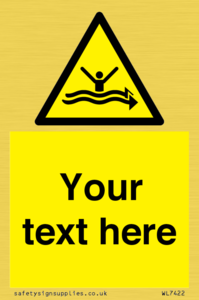 Custom Warning strong currents