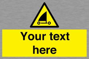 Custom Warning sand yachting